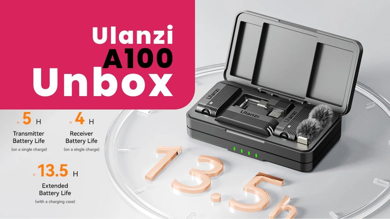 Unboxing & Sound Test: Ulanzi A100 Wireless Lavalier Microphone 🎧🎤