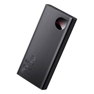 Baseus Power Bank Adaman 22.5w 20000Mah PPAD000101 Metal Digital Display Quick Charge Power