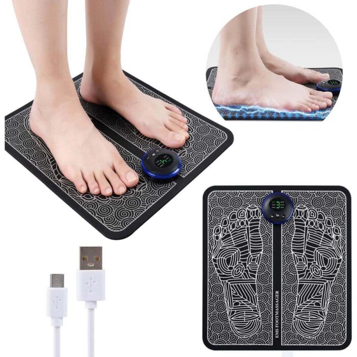 EMS Foot Massage Mat Automatic Electric Physiotherapy Tens Massager Relax 9 Gear - Image 2