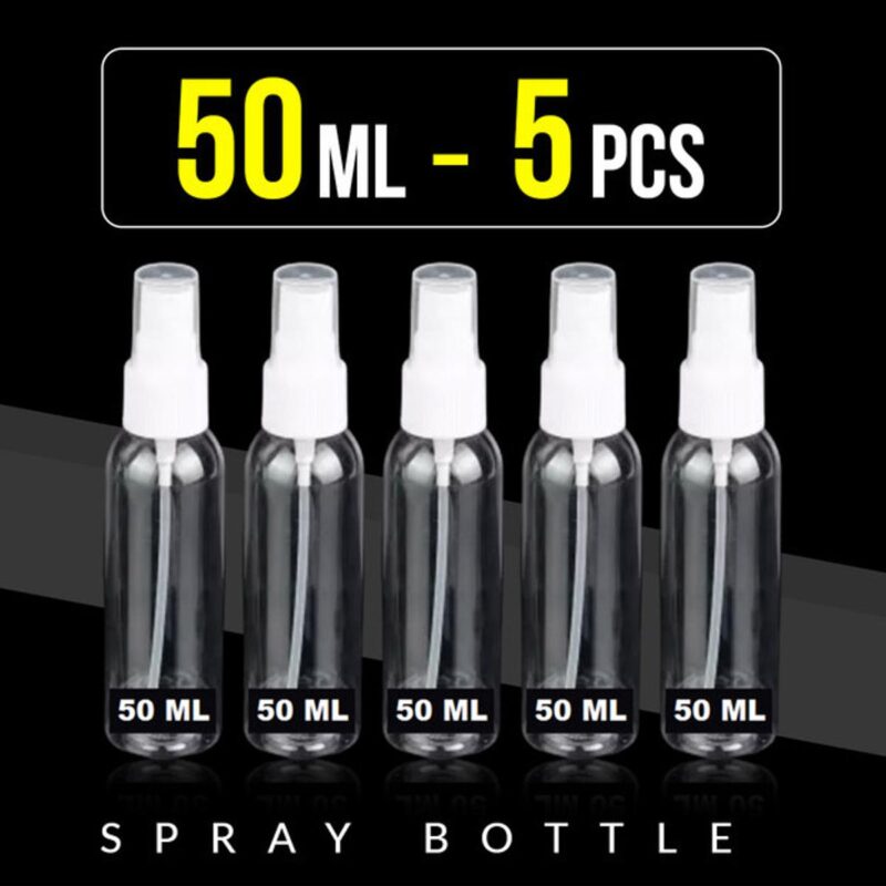 50ml Spray Bottle- 5 Pcs