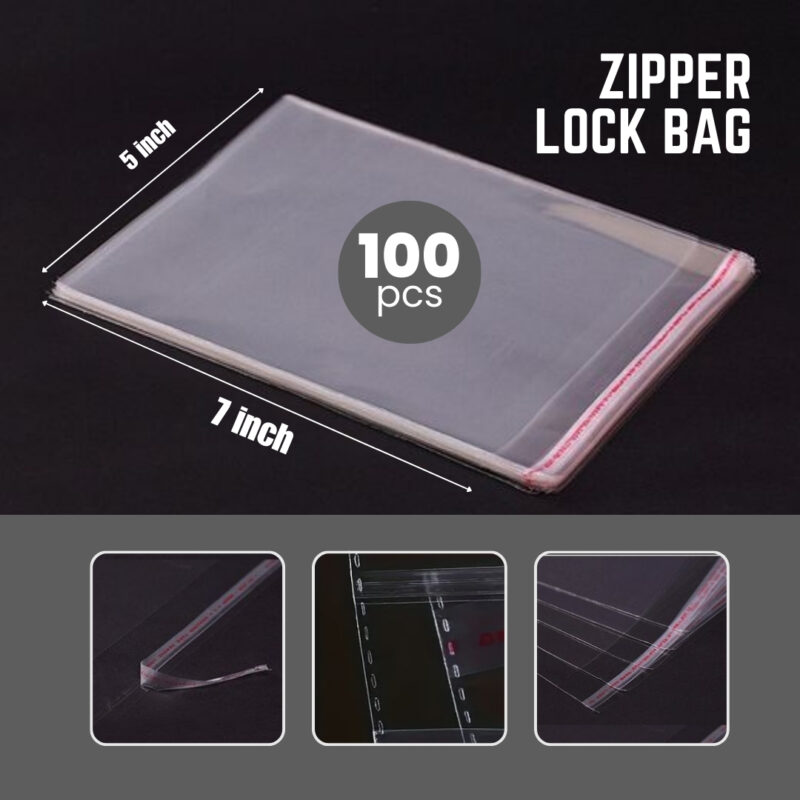 5x7 Inch Plastic Zipper Bags